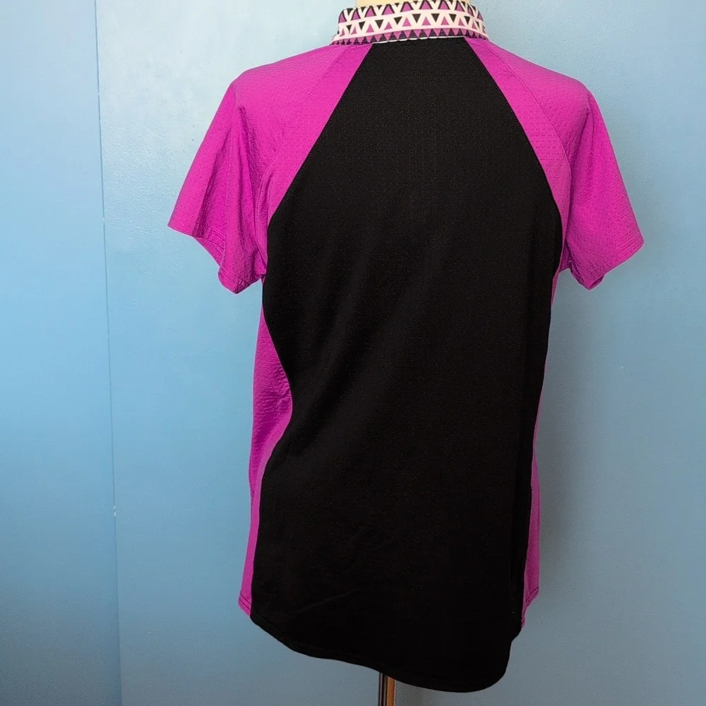 Bette & Court Women's Short Sleeve Golf Top Size L - Picture 3 of 7